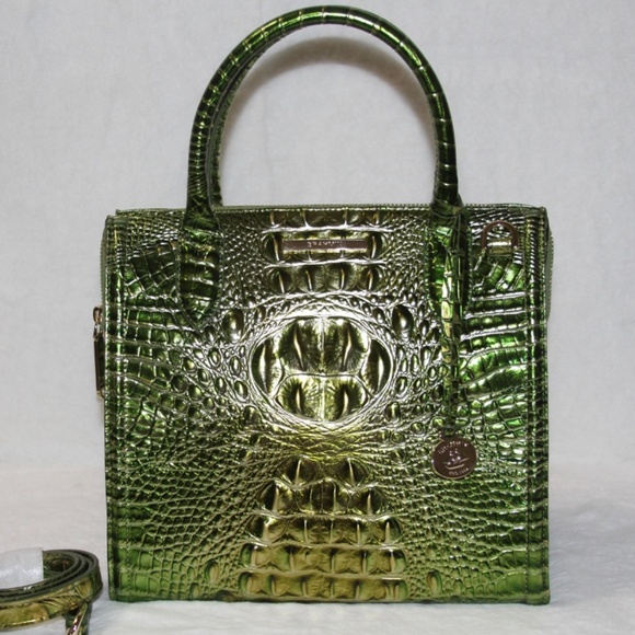 NWT Brahmin Small Caroline Cacti Green Melbourne Purse - Picture 2 of 7
